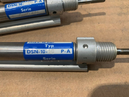 Old Stock 13 x Festo DSN - 10 - 10 - P - A Cylinder - KLR Automation
