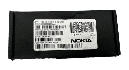 NOKIA XFP - 10GE LR - LC ROHS 6/6 0/70C 3HE00564CAAA01 EMETTEUR RECEPTEUR x1pc - KLR Automation