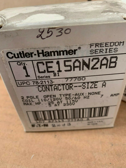 1 x . CE15AN2AB Cutler Hammer Div of Eaton Corp AC Non-Reversing IEC Old Stock  