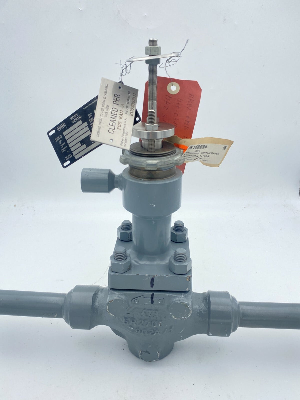 Fisher Controls Body Plug Valve EZ VentilKoerper  FGS 8A11-A TA X3/8"