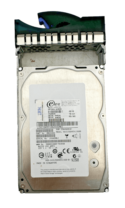 IBM HUS156045VLS600 44W2243 0B24483 450Gb 15k RPM 6Gb SAS - KLR Automation