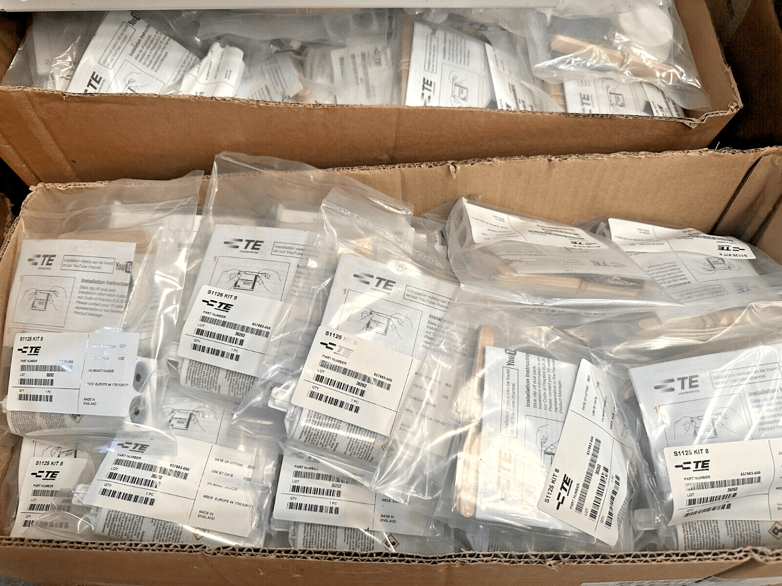 10 pc x TE Connectivity / Raychem Brand S1125 - KIT - 8 Epoxy Adhesive - KLR Automation