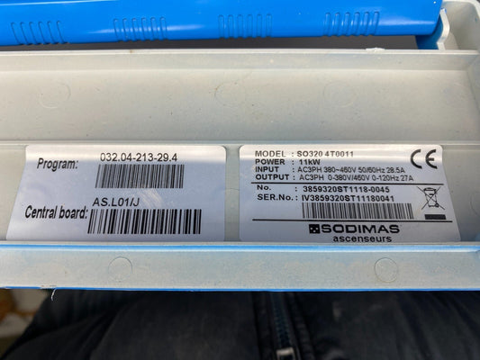 1pc x SODIMAS KIT VF SO320 SO3204T0011 11Kw 3859320ST1118 - 0045 SYN SIN/COS - KLR Automation