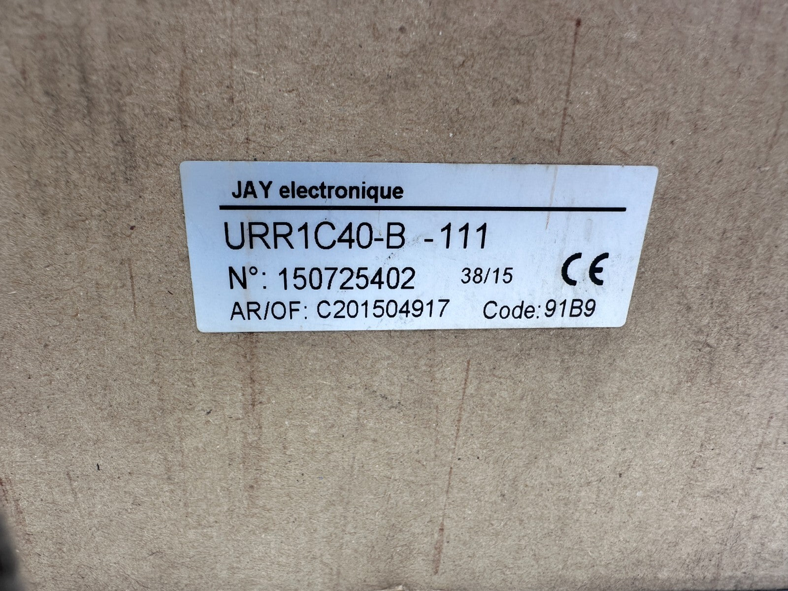 JAY ELECTRONIC URR1C40-B RECEPTEUR