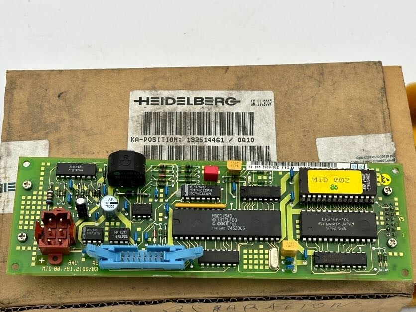 1pc x HEIDELBERG FEDER LCD MID 00.781.2196/03 BAU X2