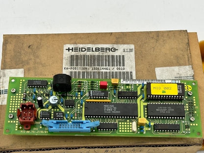 1pc x HEIDELBERG FEDER LCD MID 00.781.2196/03 BAU X2