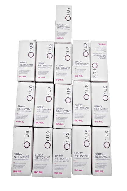 ORUS SPRAY NETTOYANT POUR AIDE AUDITIVES 50 ML x4pc - KLR Automation