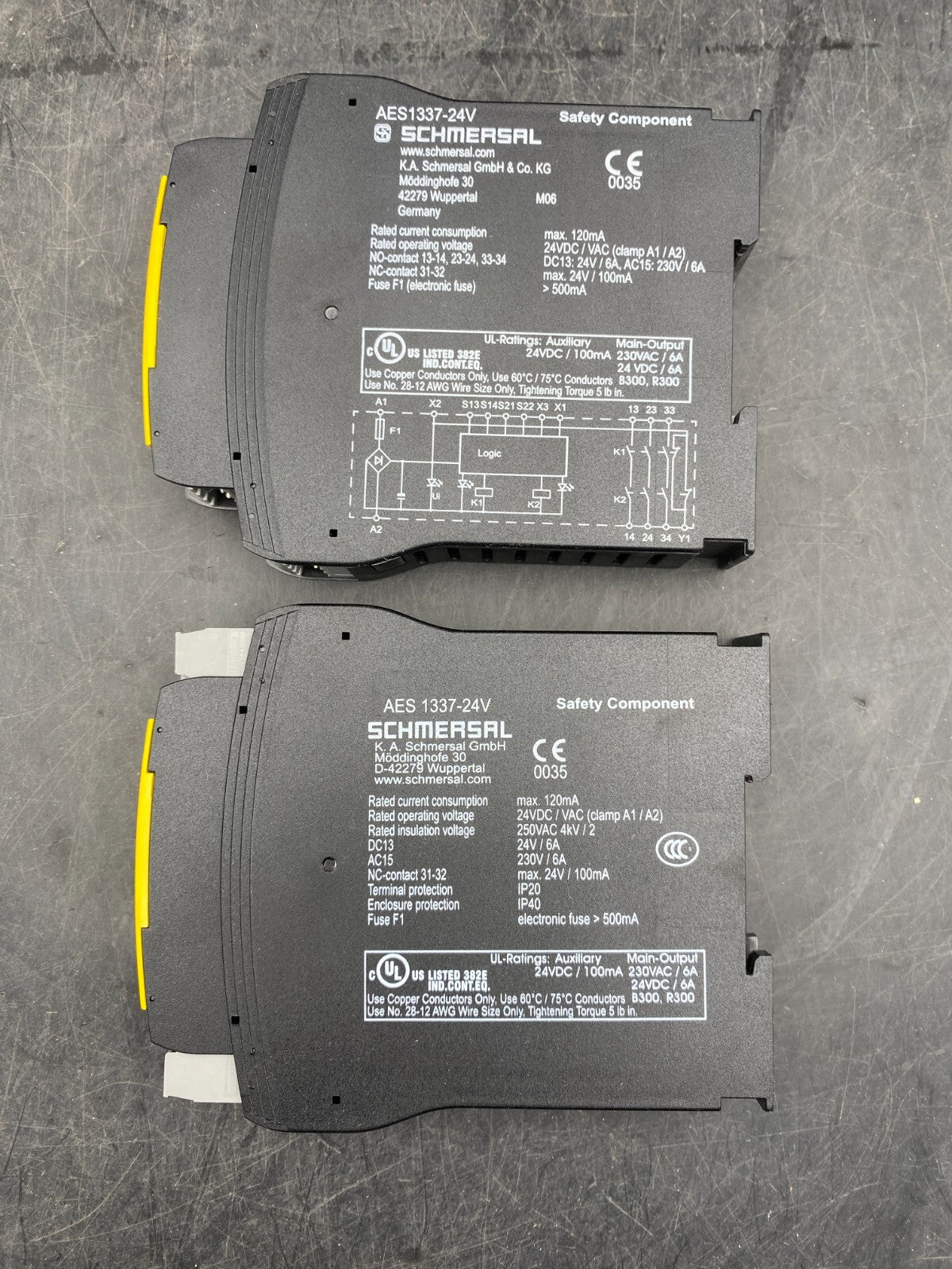 1pc x SCHMERSAL AES1337 AES1337-24 RELAIS DE SECURITE