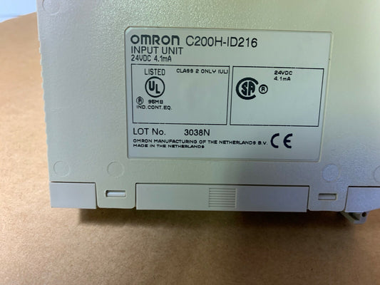 Omron C200H-ID216 Programmable Controller PLC Module Input Unit C200H ID216