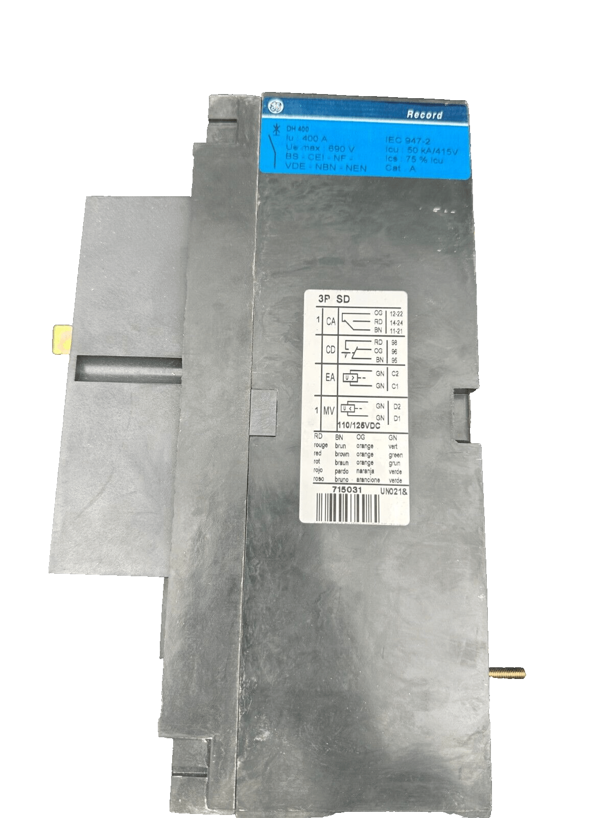 GENERAL ELECTRIC GE DH400 3P3D DMT 400 7208CCAN0014 003 + ACCESSOIRES - KLR Automation