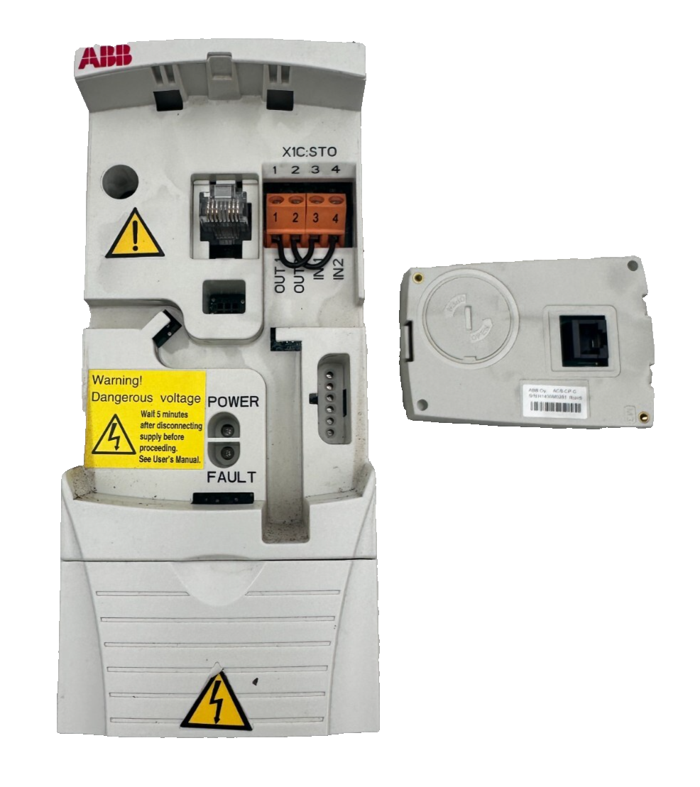 ABB ACS355-01E-04A7-2 UL TYPE 1 MUL1 OPTION 0.75kW FREQUENCY CONVERTER+ ACS-CP-C