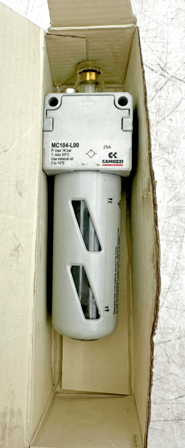 CAMOZZI MC104 - L00 LUBRIFICATEUR PNEUMATIQUE x1pc - KLR Automation
