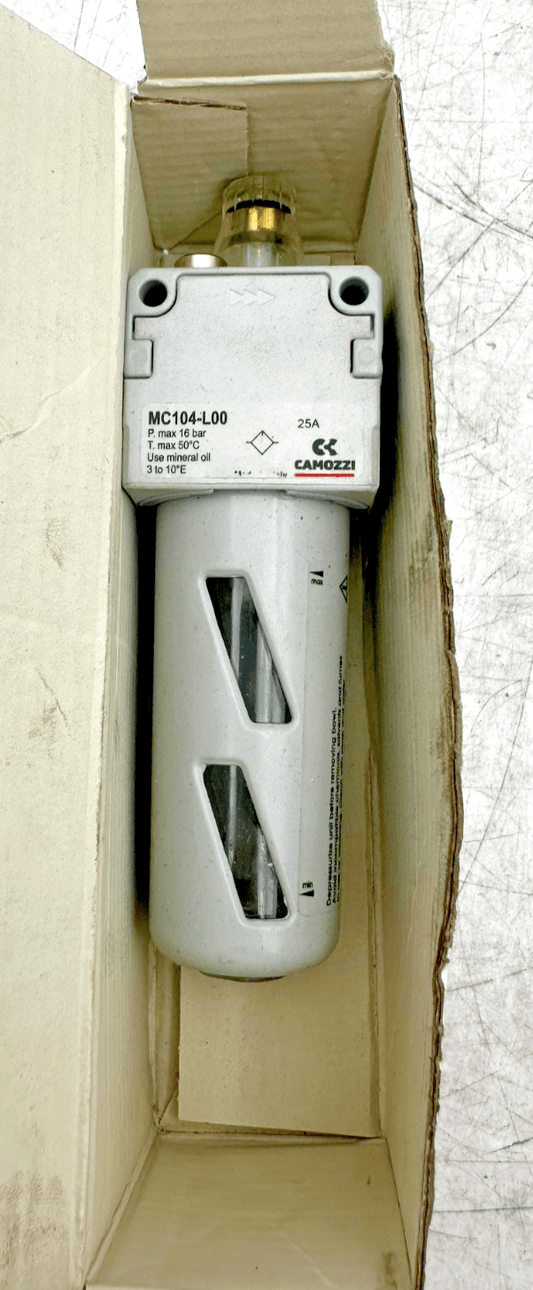 CAMOZZI MC104 - L00 LUBRIFICATEUR PNEUMATIQUE x1pc - KLR Automation