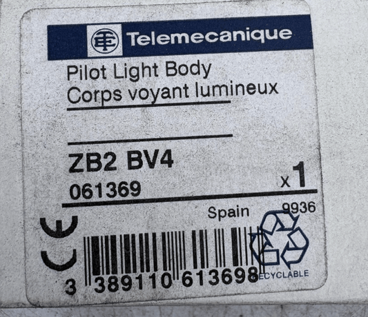 TELEMECANIQUE ZB2 BV4 061369 CORP VOYANT LUMINEUX x1 - KLR Automation