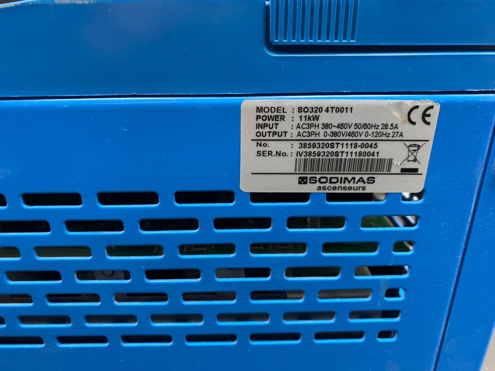 1pc x SODIMAS KIT VF SO320 SO3204T0011 11Kw 3859320ST1118 - 0045 SYN SIN/COS - KLR Automation