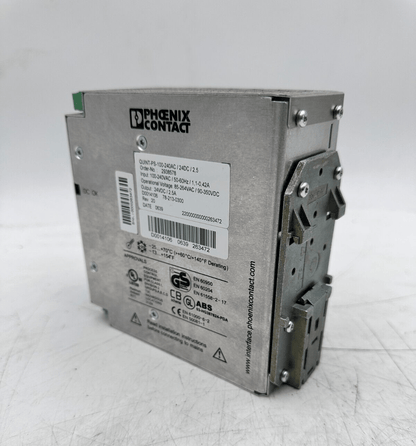 PHOENIX CONTACT 2938578 QUINT - PS - 100 - 240AC 24DC 2.5 QUINT POWER - KLR Automation