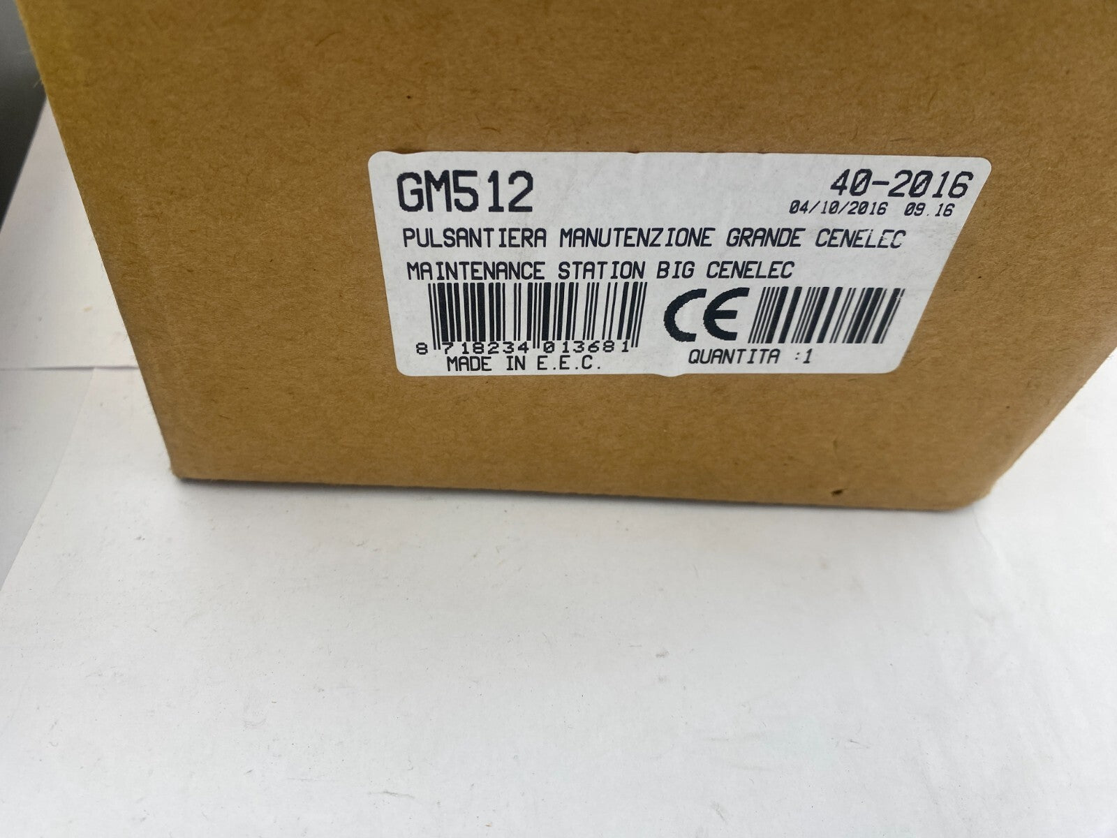CENELEC GM512 MAINTENANCE STATION BIG Elevator parts lift - KLR Automation