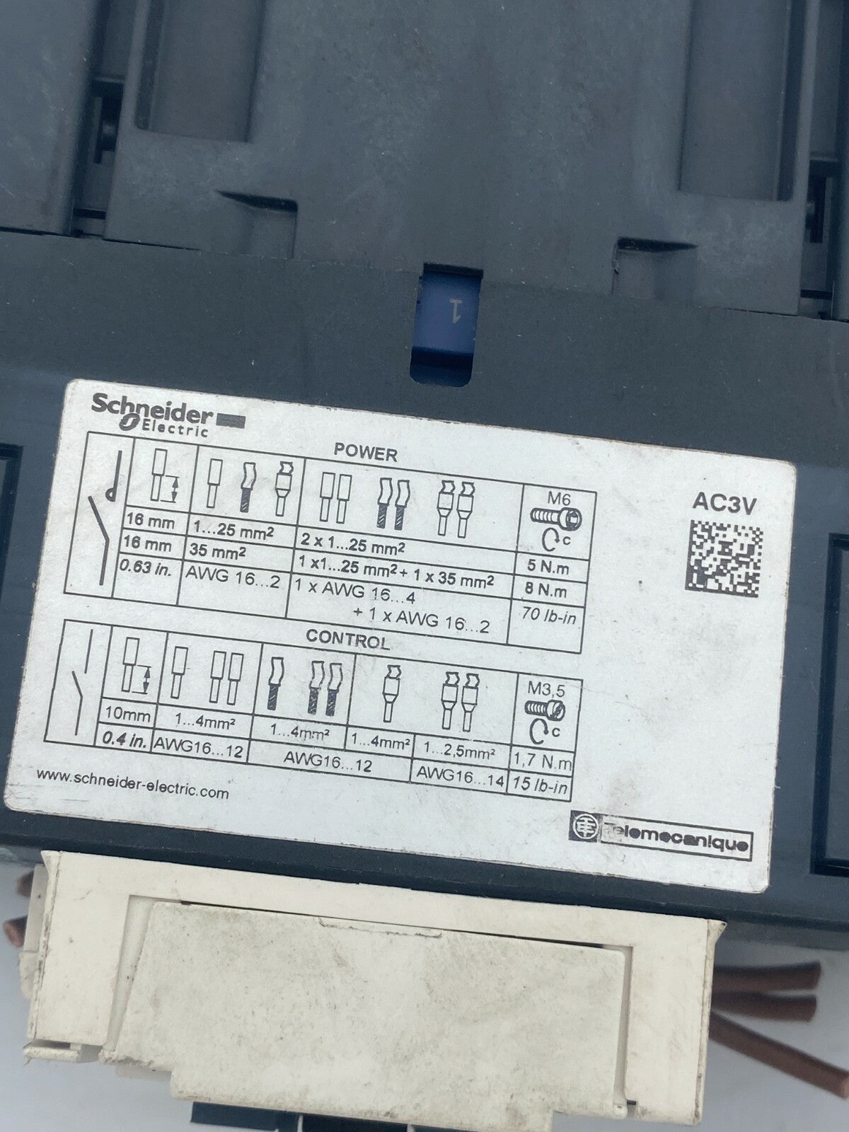 2pc x Schneider LC1D40A Electric Contactor 3 Phase Electrical - KLR Automation
