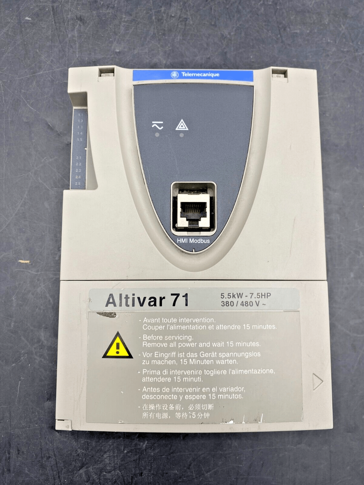 TELEMECANIQUE ALTIVAR 71 5.5KW 7.5HP 380/480V VARIABLE FREQUENCY - KLR Automation