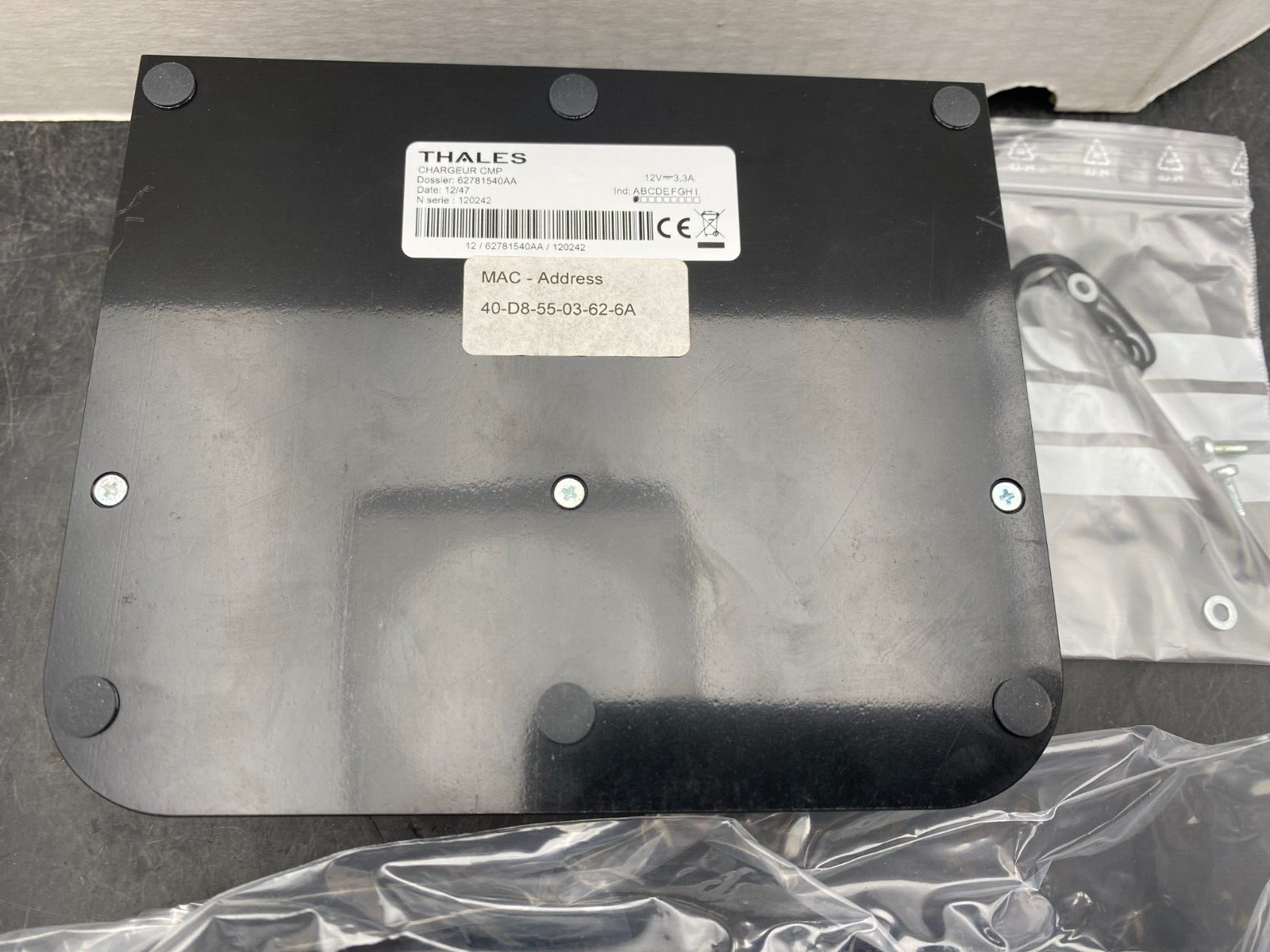 THALES SCHWEERS SCANNER 62781536AA + BATTERIE + CHARGEUR + CABLES CONNECTION