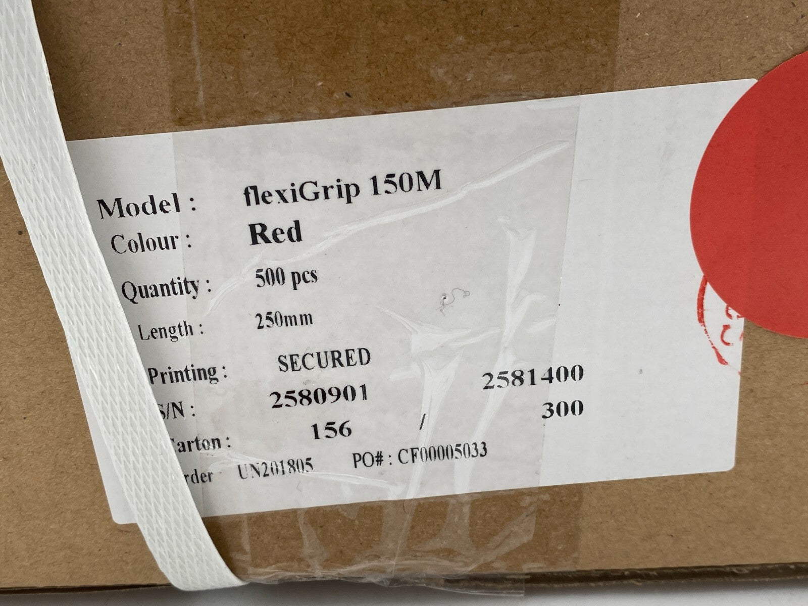 500 pc Flexigrip Numbered Wire Seals, Pulltight Wire Cable Seals, Security Seals