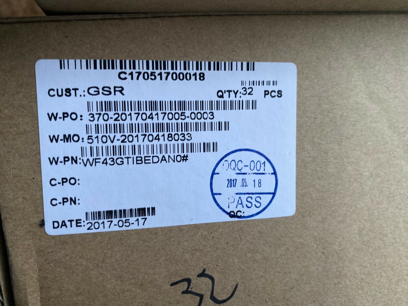 Winstar WF43GTIBEDANO 4.3" LCD TFT Display WF43G GSR - KLR Automation