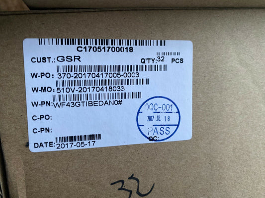 Winstar WF43GTIBEDANO 4.3" LCD TFT Display WF43G GSR - KLR Automation