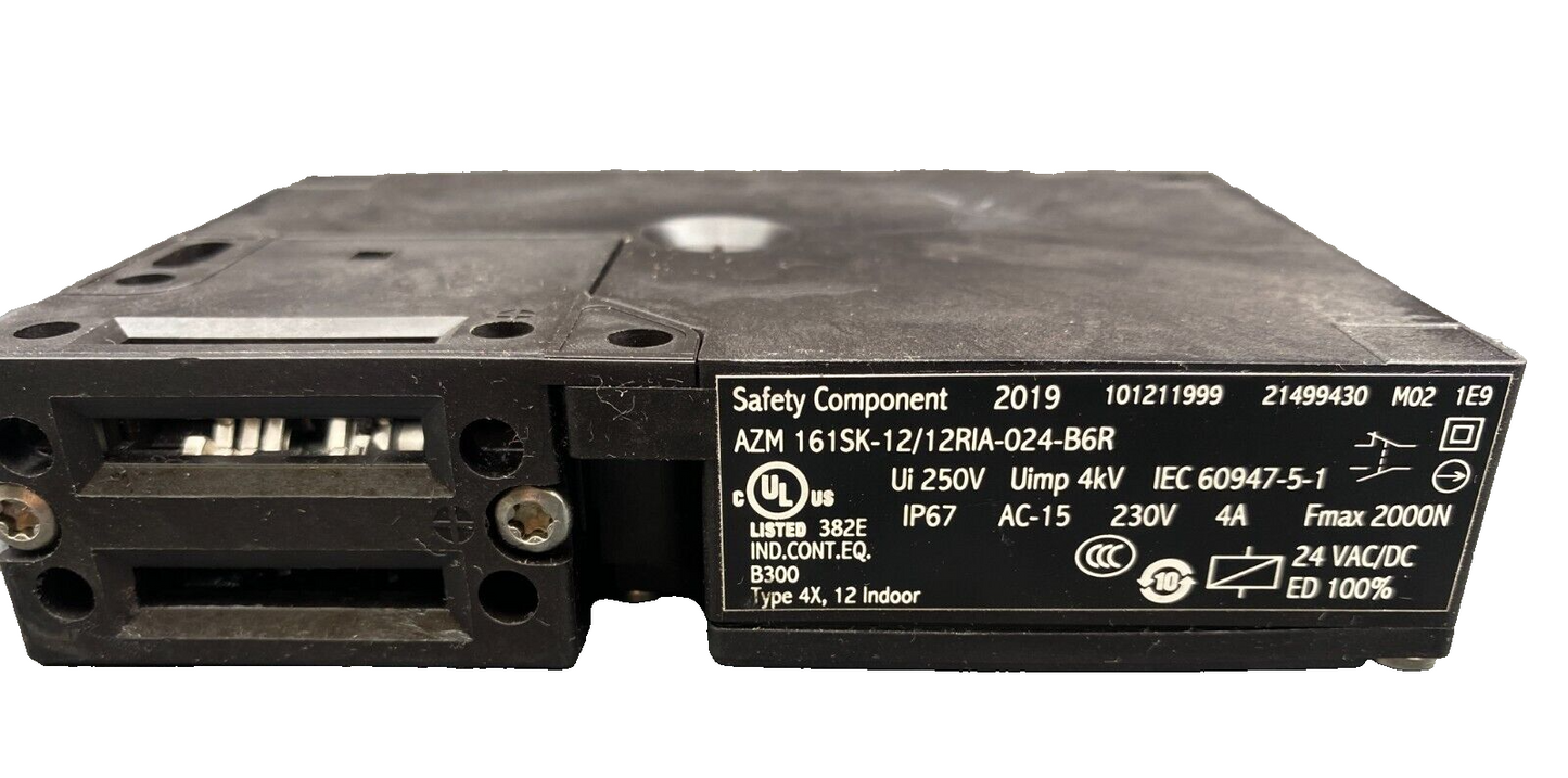 SCHMERSAL AZM 161SK-12/12RIA-024-B6R SAFETY SWITCH x1pc