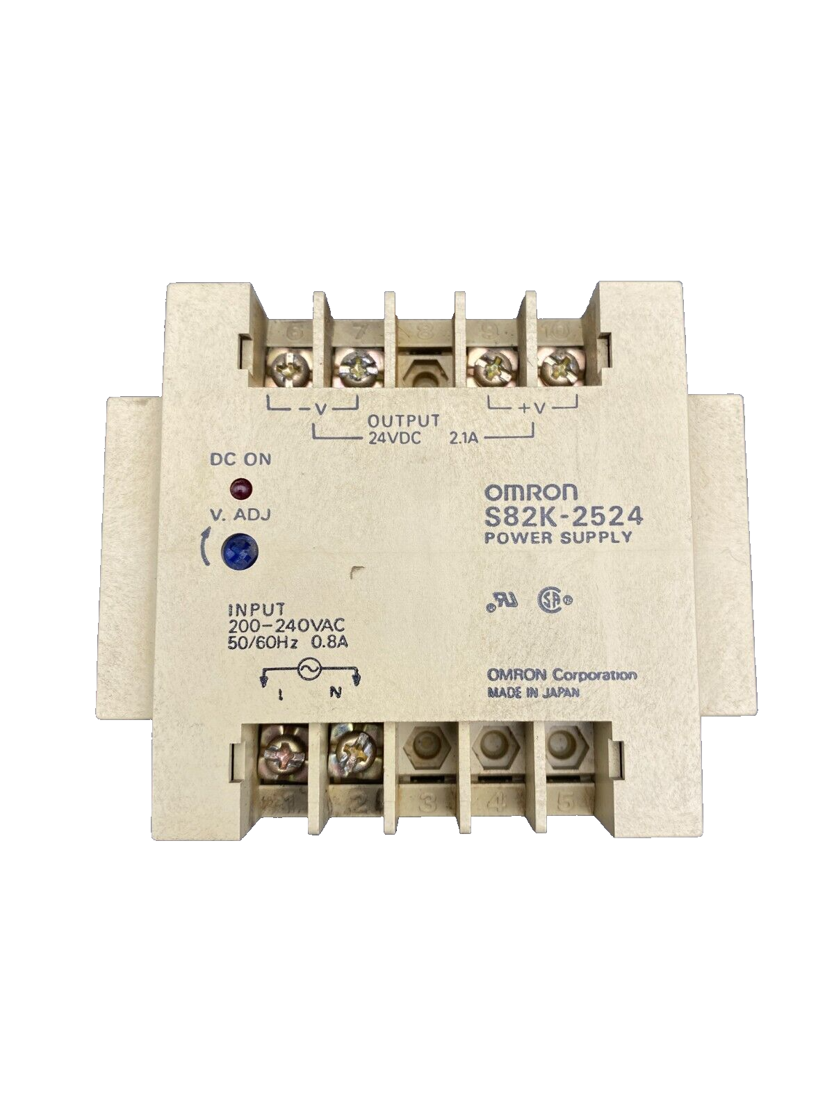 OMRON S82K-2524 POWER SUPPLY 24VDC 2.1A x10pc