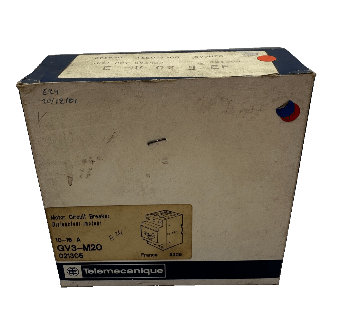 TELEMECANIQUE GV3 - M20 021305 10 - 16A MOTOR CIRCUIT BREAKER x1pc - KLR Automation