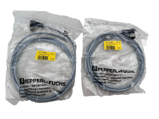 PEPPERL+FUCHS V1-W-2M-PUR-RSC CONNECTEUR FEMELLE x2pc