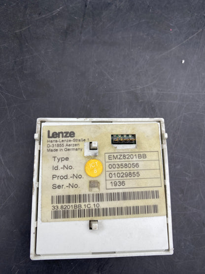 1pc x LENZE EVF8203 - E INVERTER + KEYBOARD DISPLAY MODULE EMZ8201BB - KLR Automation