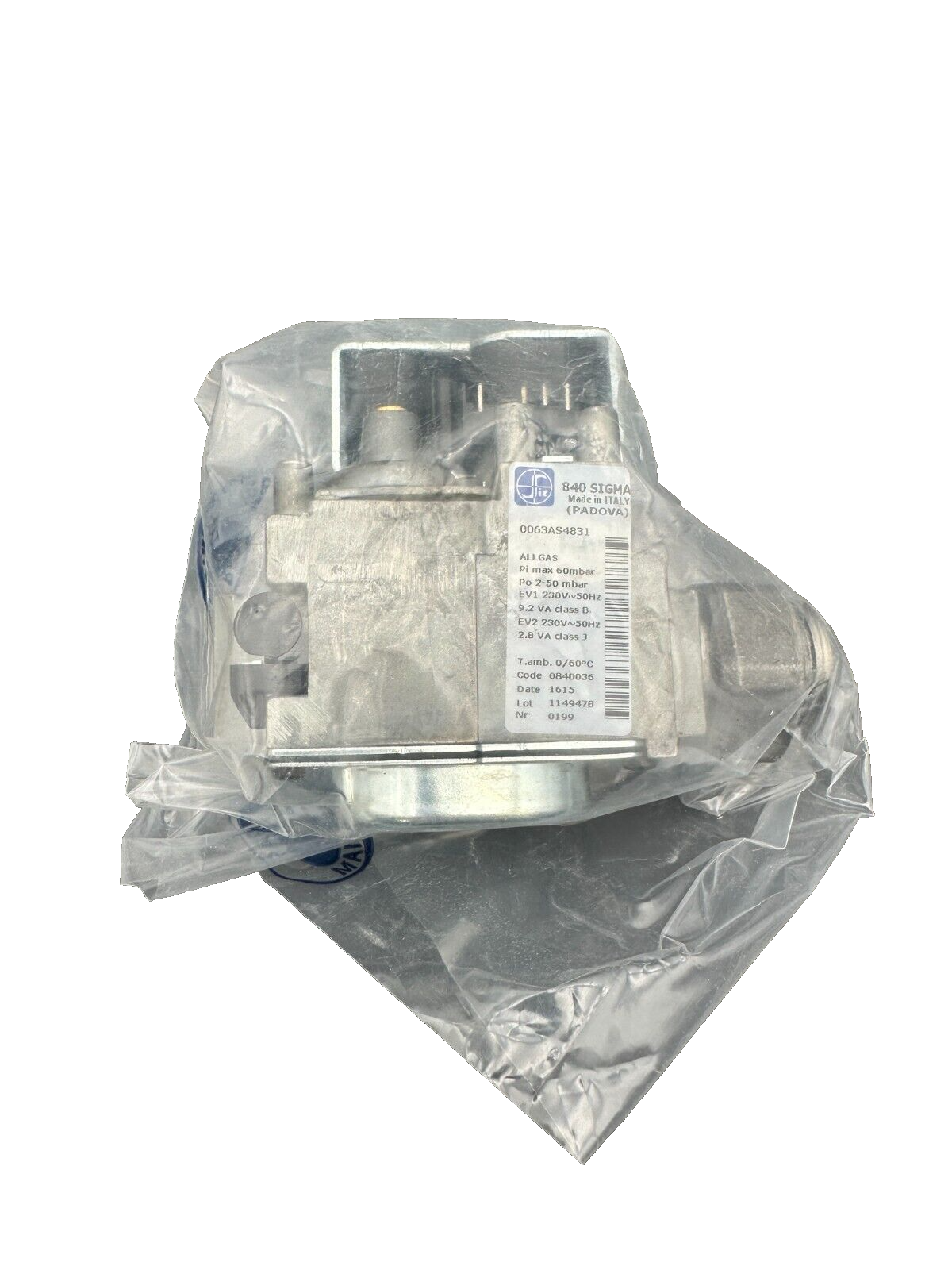 DE DIETRICH 85185516 SIT 845 SIGMA 0063AS4831 ALLGAS BLOC DE REGULATION GAZ