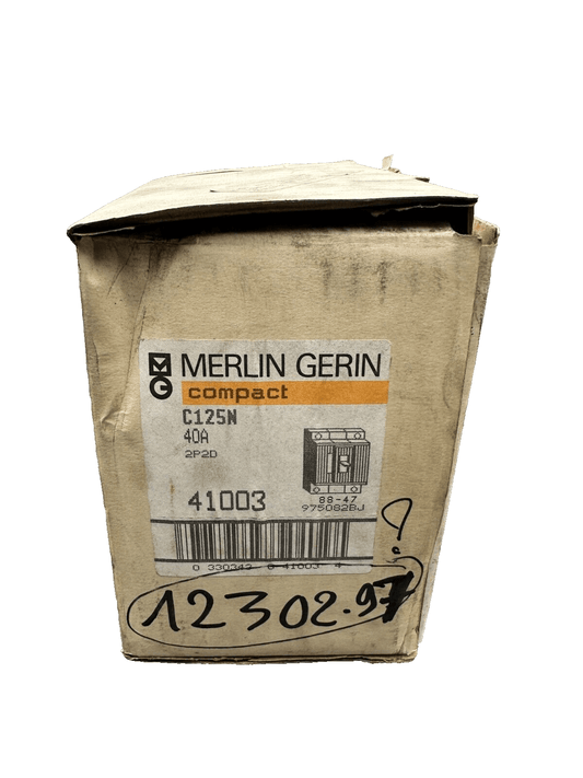 MERLIN GERIN C125N COMPACT 40A 2P2D 41003 - KLR Automation