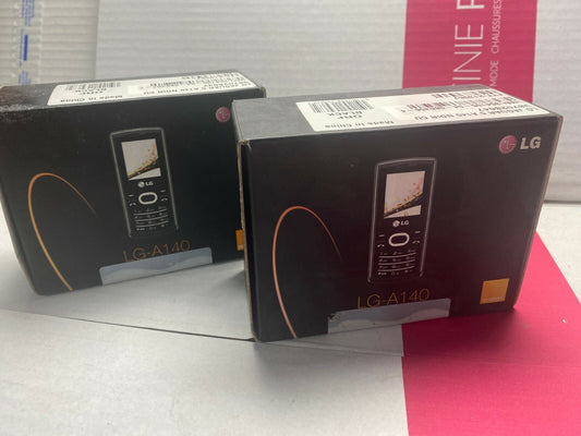 Lot de 2x LG - A140 Mobile Phone Old Stock Rare collectors Mobile Phone Cell - KLR Automation