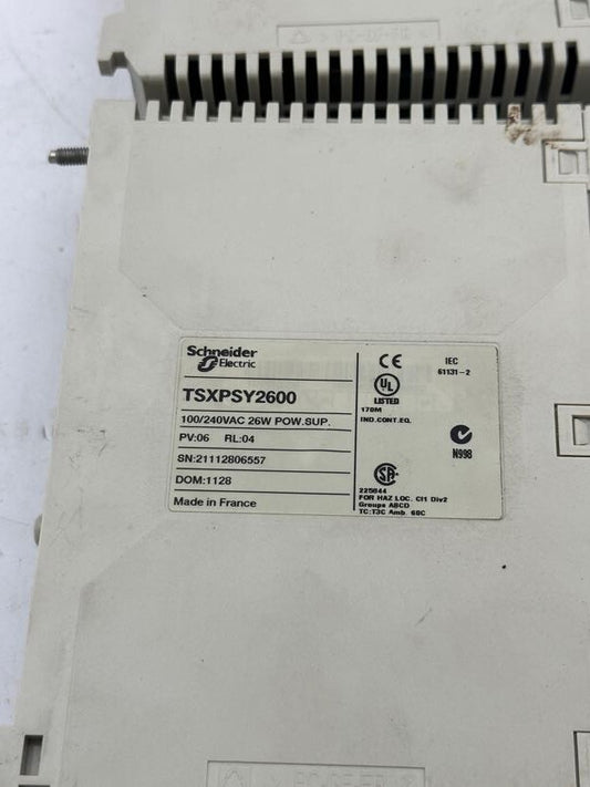 1pc x SCHNEIDER ELECTRIC/TELEMECANIQUE POWER SUPPLY TSXPSY2600  100/240VAC