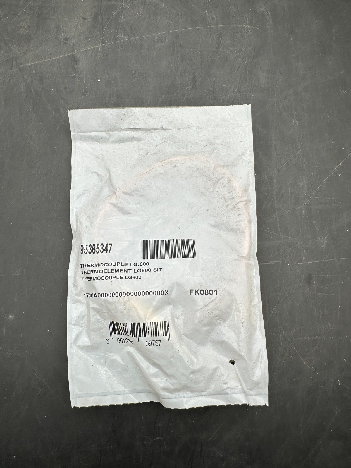 DE DIETRICH 95365347 THERMOCOUPLE LG.600 REMPLACE PAR 126248