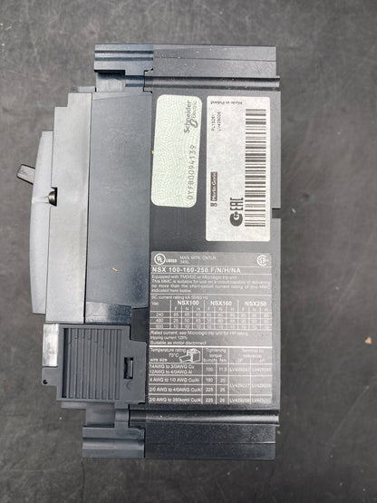 SCHNEIDER ELECTRIC LV429006 COMPACT NSX 3P NSX 100N WITHOUT TRIP UNIT - KLR Automation
