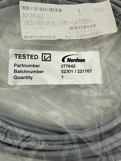 NORDSON CABLE RUN UP TO LCOMM 377642 + LA TIMER Ref 1894895