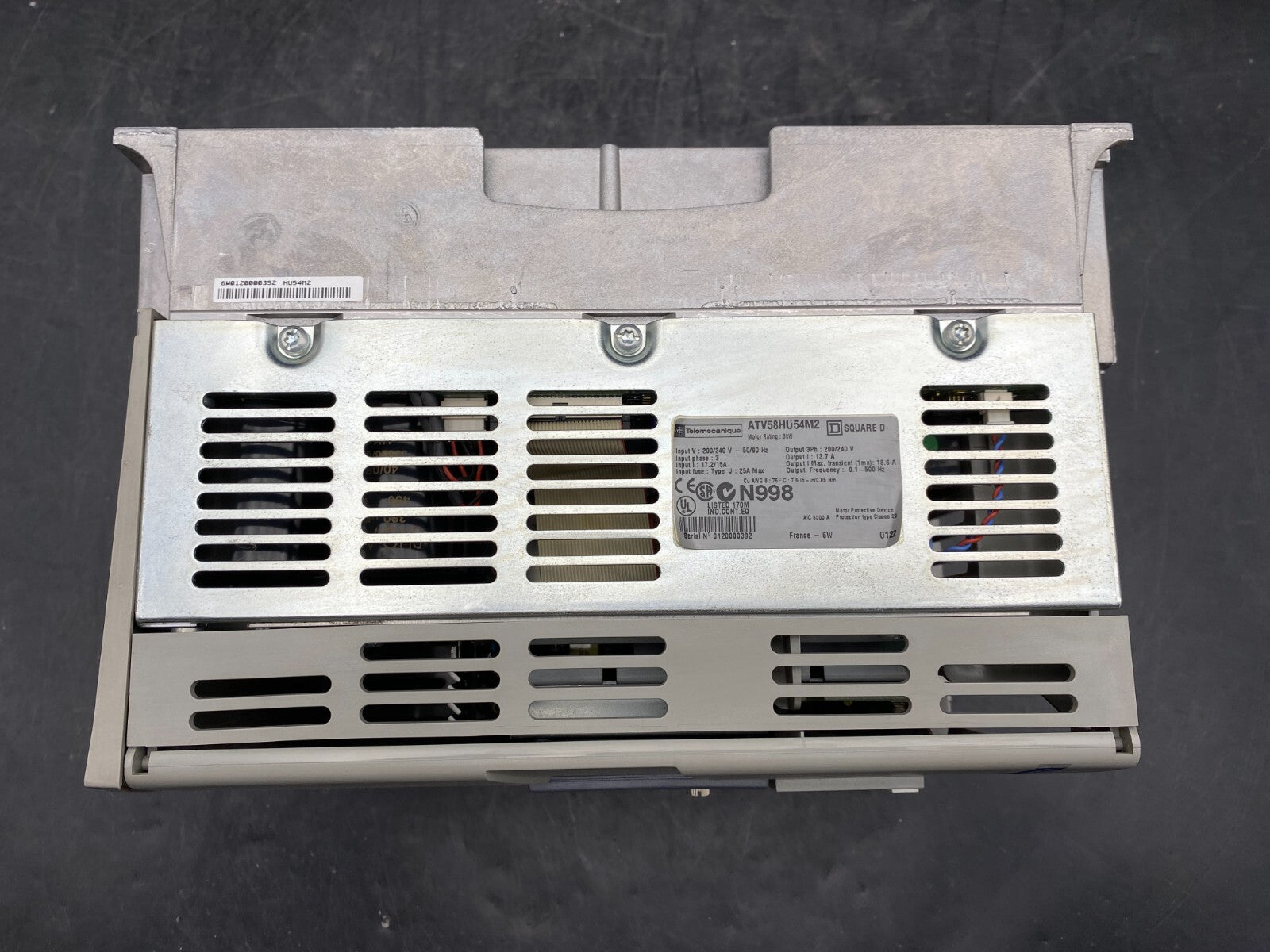 TELEMECANIQUE ATV58HU54M2 ALTIVAR 58 3HP 3kW 200/240V - KLR Automation