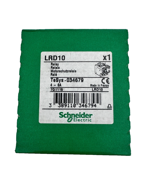 SCHNEIDER ELECTRIC LRD10 THERMAL OVERLOAD