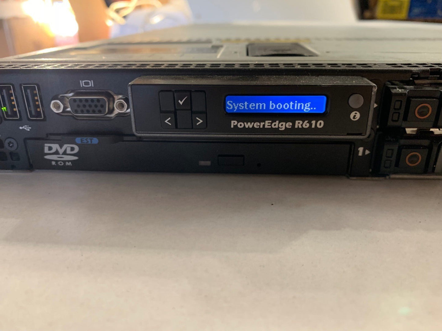 1 x DELL PowerEdge R610 Server System 16 Gb RAM, HDD 2 x 600GO 10K MBF2600RC - KLR Automation