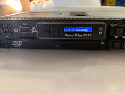 1 x DELL PowerEdge R610 Server System 16 Gb RAM, HDD 2 x 600GO 10K MBF2600RC - KLR Automation