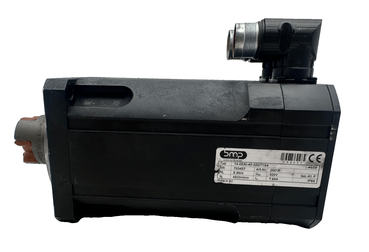 BMP T4 - 0530 - 45 - 320/T1S4 20018 5.3Nm 4500r/min - KLR Automation