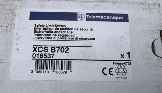 TELEMECANIQUE INTERRUPTEUR DE POSITION XSC B702 x1 - KLR Automation