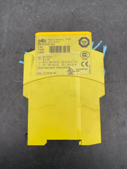PILZ PZE X5 24VDC 5N/O 20501 SAFETY RELAY