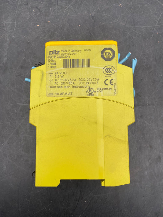 PILZ PZE X5 24VDC 5N/O 20501 SAFETY RELAY