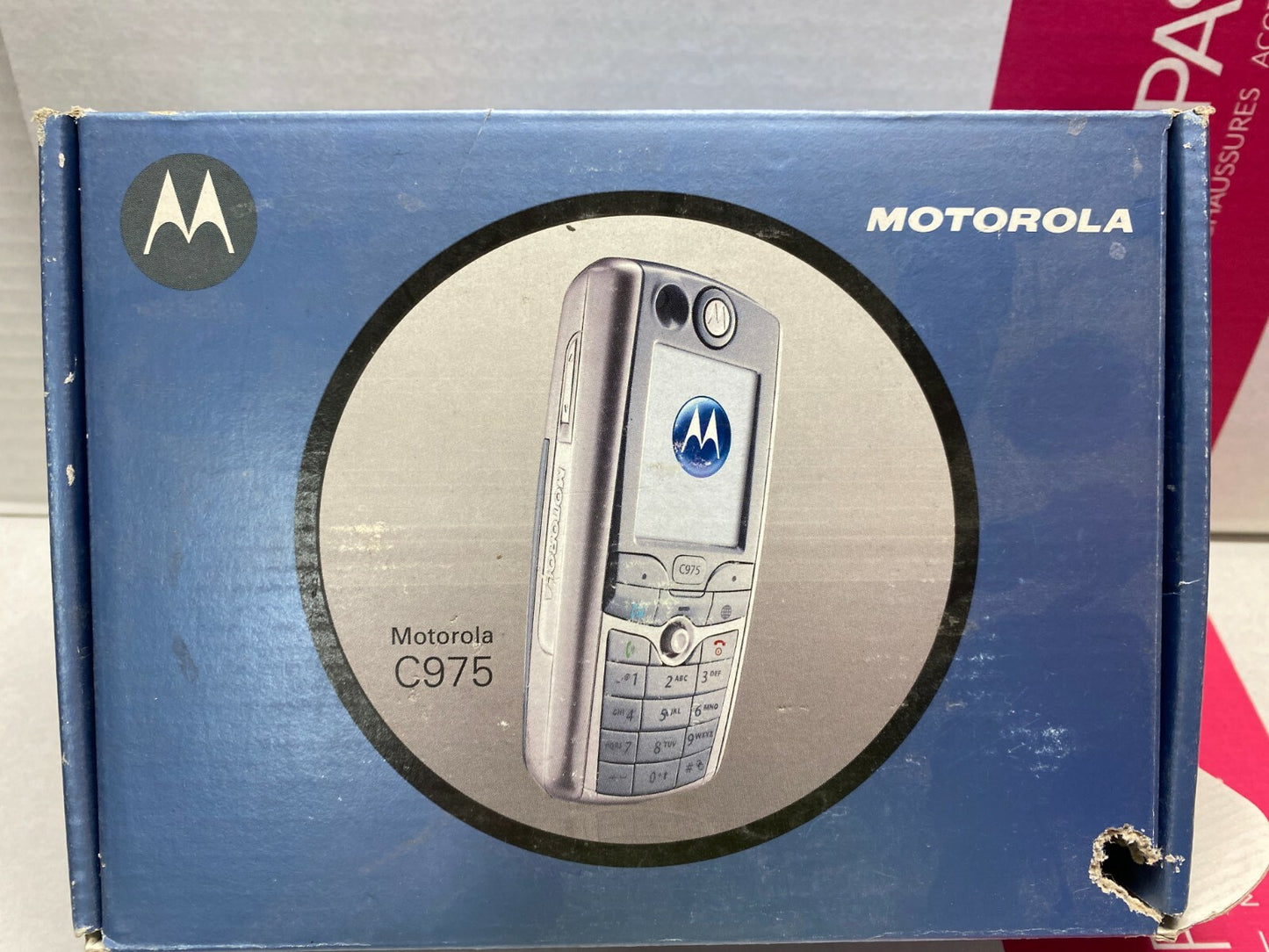 MOTOROLA C975 Silver   Rare collectors phone Mobile Cell n2