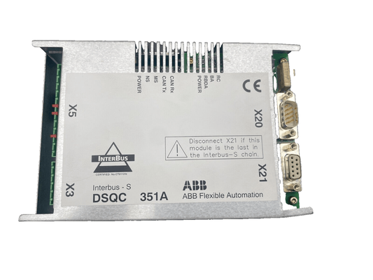 ABB DSQC 351A INTERBUS 3HNE 00006 - 1/09 ADR082525400 - KLR Automation