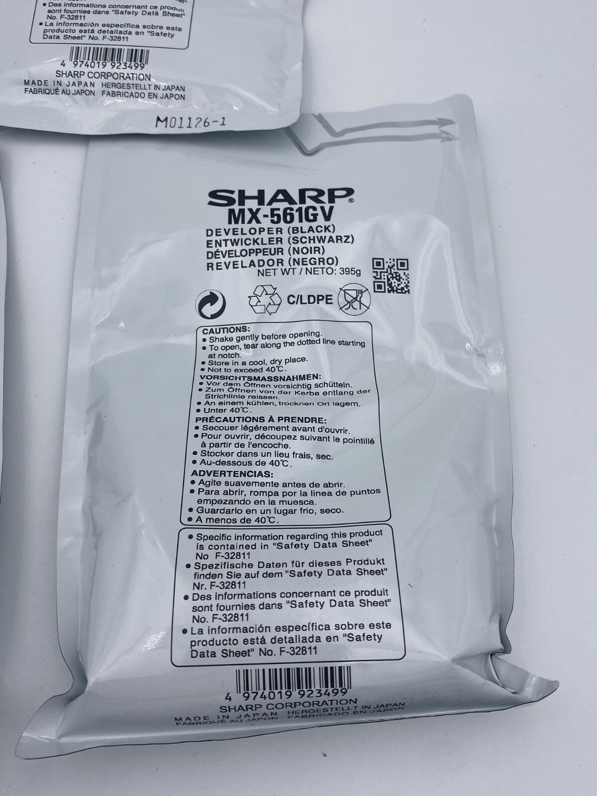 1 pc x SHARP MX-561GV Développeur noir